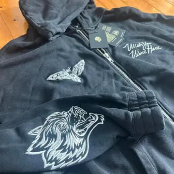 택 포함 DARC SPORT 지퍼 후드티 자수