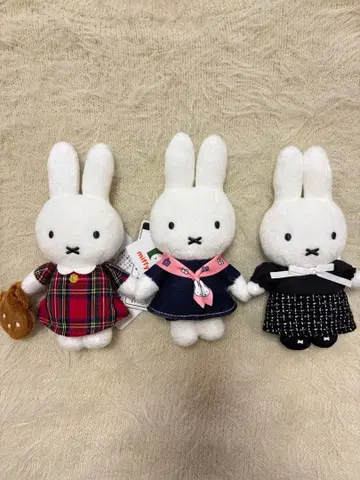 미피 스타일 유라쿠초 한정판 마스코트 3체 세트