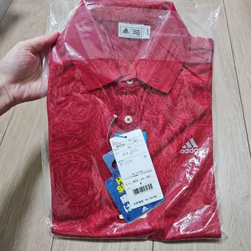 adidas 레드 셔츠 M 사이즈 COM12