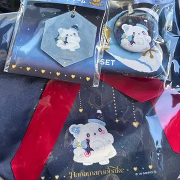 하나마루 유령 Happy 복권 산리오 캔뱃지, 기프트 파우치, 키링