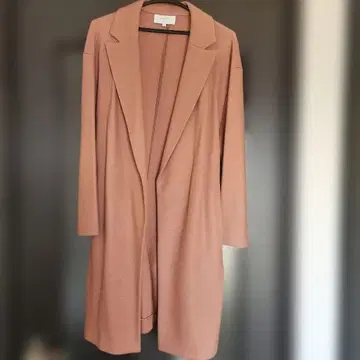 UNTITLED 핑크 롱 코트 사이즈 2