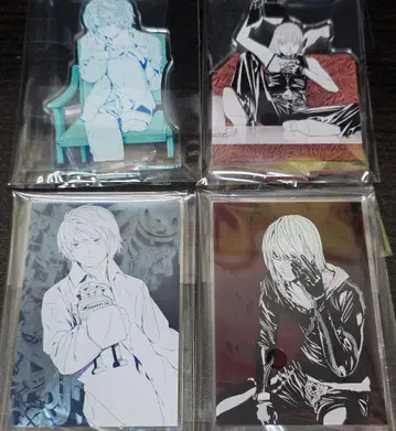 데스노트 제일복권 아크릴 스탠드 4개