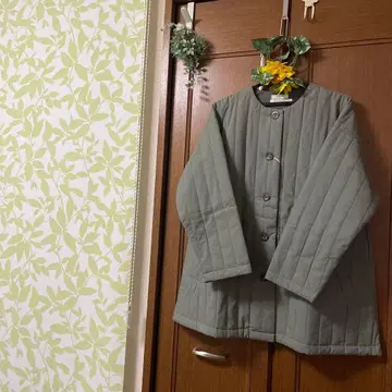 스튜디오 클립 스트라이프 퀼트 나카와타 코트