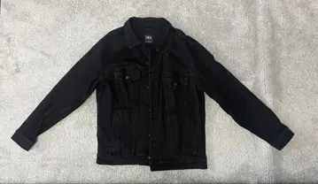 ZARA 블랙 데님 자켓