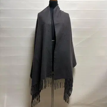 스태닝 루어 캐시미어 100% 스톨 대형 다크 그레이 여성용