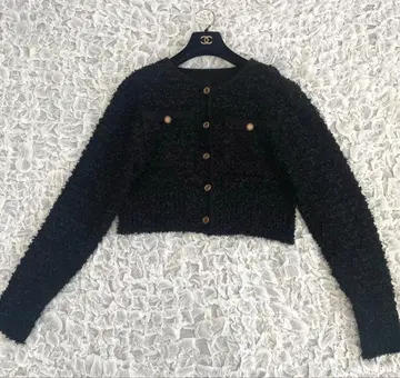 코코딜 트위디 컴팩트 니트 자켓 새상품급