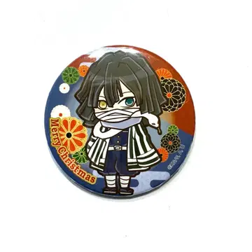 귀멸의 칼날 프리롤 크리스마스 캔뱃지 이쿠로 오바나이