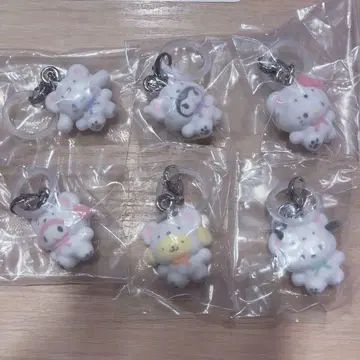 메지루시 액세서리 산리오 캐릭터즈 포근포근 스노우 컴플리트 세트