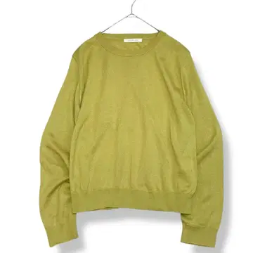 GALERIE VIE 일본제 실크 캐시미어 긴팔 니트 풀오버