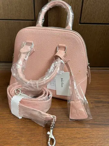 milaowen 와이드 숄더 보스턴 백 한정판 핑크