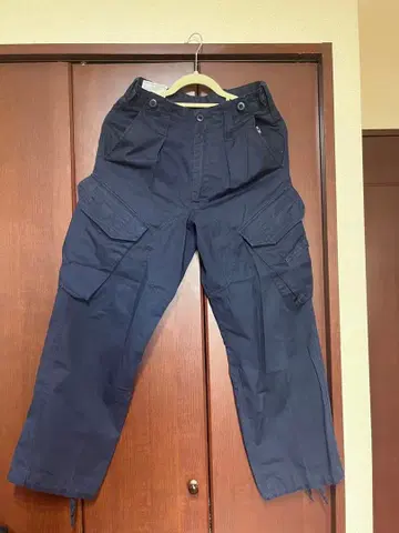 로얄 네이비 카고 팬츠 영국군 USED 밀리터리