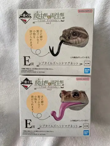 제일복권 파충류&양서류 E상 세이브시시바나뱀 미야코히키개구리 마그넷