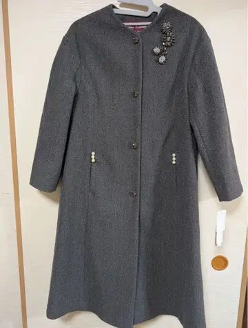 슈퍼 뷰티 코트 그레이 미사용 40