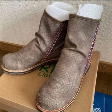 [린 클로버] 펀칭 숏부츠 S 사이즈