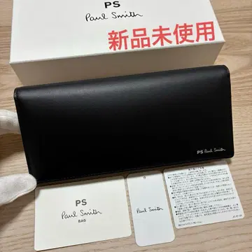 미사용 새상품 PS 폴스미스 장지갑 이단 블랙