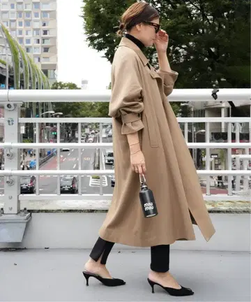 Botany Twill 오버코트 Deuxieme Classe