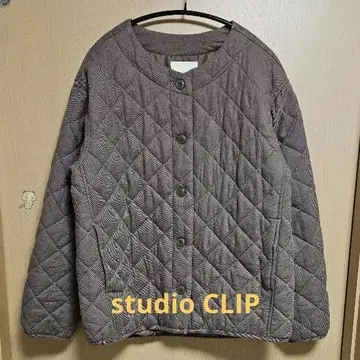 [studio CLIP] 퀼팅 자켓 프리 사이즈
