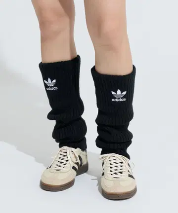 adidas 블랙 리브 레그 워머