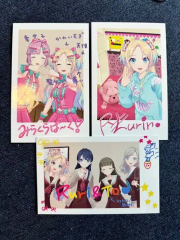 러브 라이브  5th 폴라로이드 미라쿠라파쿠 루리노 리토루리토