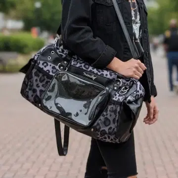 레오파드 무늬 숄더백 y2k 이타백