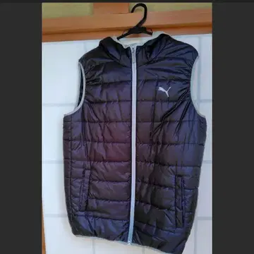 푸마 다운 베스트 블랙