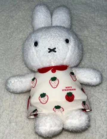 레어템! 미피 스트로베리 딸기 봉제 인형 세키구치