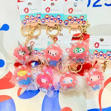 산리오 키링 미야쿠미야쿠 클리어 컬러 컴플리트 오사카 간사이 만박