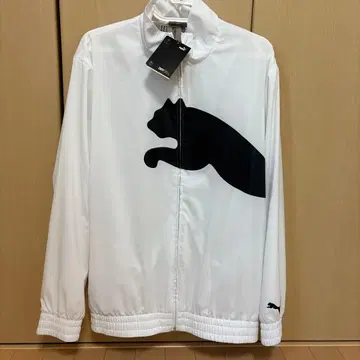 미사용 새상품 PUMA 나일론 자켓 화이트 M 사이즈