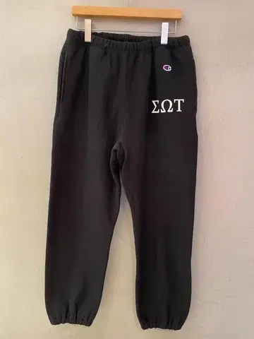 S/빔즈 x 챔피온/별주/리버스 위브/스웨트 팬츠/SWT/블랙