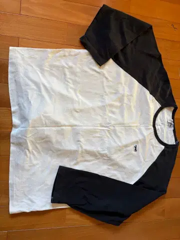 TOWNCRAFT 화이트/블랙 7부 기장 셔츠 사이즈 FREE