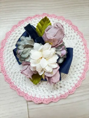 네오 브라이스 아이시 인형 침대 드레스 플라워 작가님 코사지