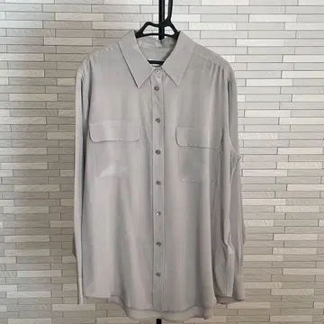 EQUIPMENT FEMME S 그레이 긴팔 셔츠