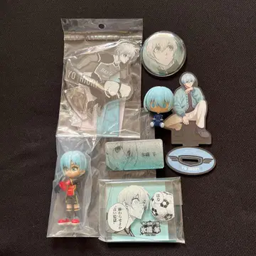 블루 록  아크릴 스탠드 시계 부품 플레이트 캔뱃지 피규어 묶음 판매