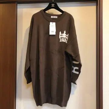 로데오 크라운 브라운 니트 긴팔