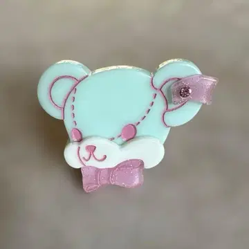 수줍은 베어 반지 민트