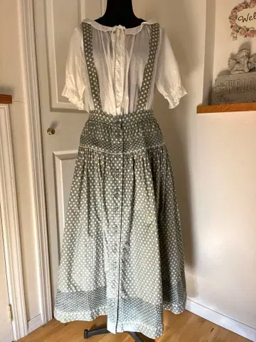 PINK HOUSE 멜빵 스커트