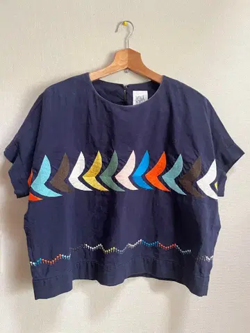 미나 페르호넨 bird 블라우스 랜드리 네이비