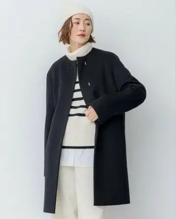 23구 노카라 코트 양모