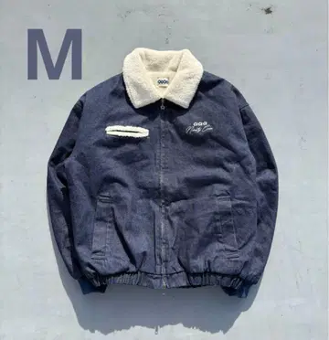 9090 Bullet Logo Boa Denim Jacket 자켓