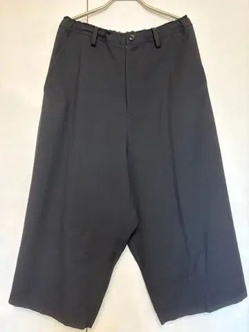 Y's 사루엘 팬츠 울 100% 블랙