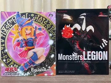 블랙 매지션 걸 피규어 & 레드 데몬즈 드래곤 피규어