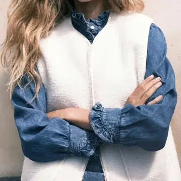 H&M 테디 베스트 화이트