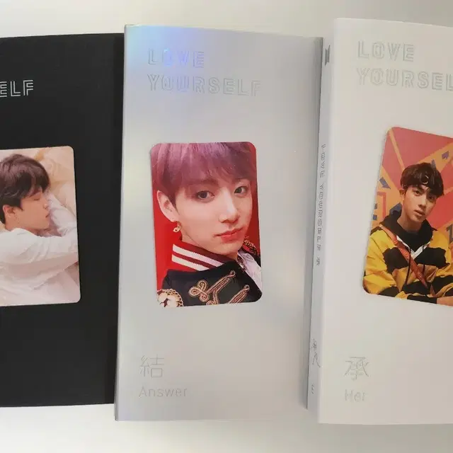 방탄소년단 bts 럽셀 Love Yourself 앨범 포카 정국 일괄