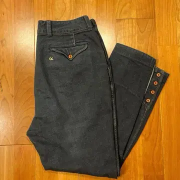 45R 마비메 블랙 데님 조퍼즈 팬츠 사이즈 3