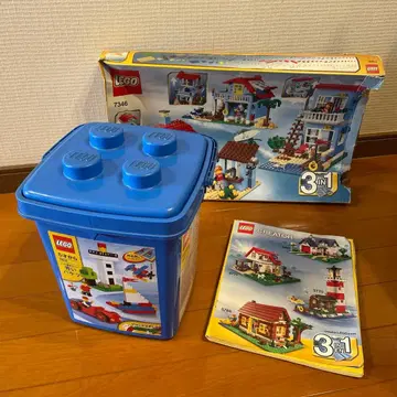 LEGO 파란색 바구니 7346 3in1 블록