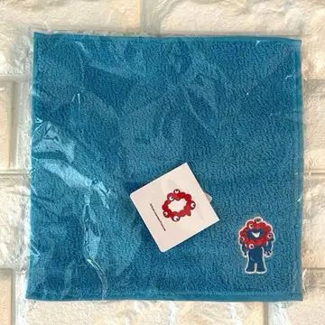 오사카 간사이 만박 미야쿠미야쿠 자수 핸드 타월 블루