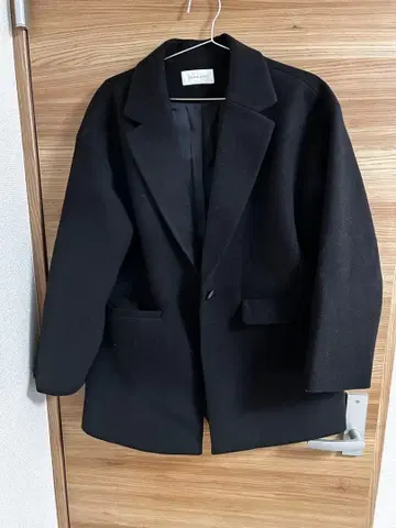 GLOBAL WORK 블랙 울 코트 M 사이즈