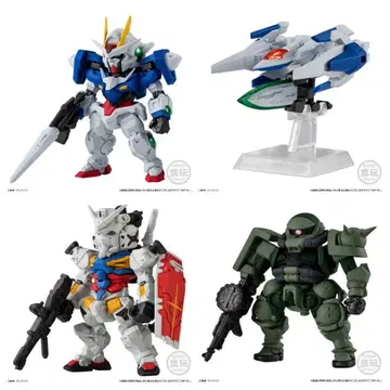 건담 컨버지 #28 4종 더블오/오라이저/화이트 건담/자쿠