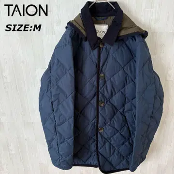 TAION GLOSTER 별주 다이아 퀼팅 다운 코듀로이 M