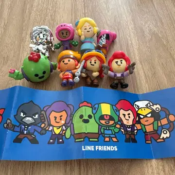 BRAWLSTARS 브롤스타즈 피규어 8개 세트 콜트 제시